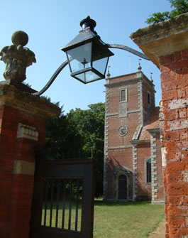 17th century church opposite the almshouses